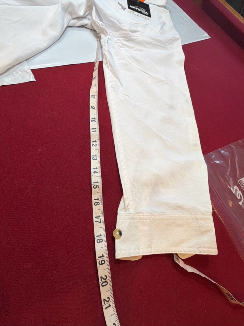Natural Gear Fishing Shirt Men’s XL NEW white nylon Long Sleeve Vented Utility - Picture 10 of 16
